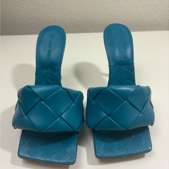 Bottega Veneta Lido High Heel Sandals Slide Mules - Picture 2 of 9